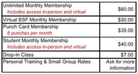 BSF Membership Options